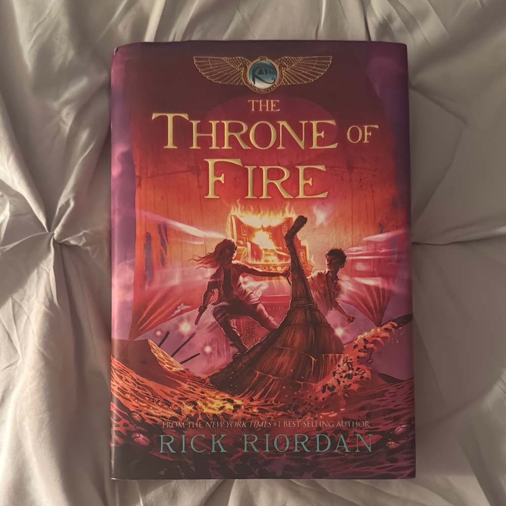 The Throne of Fire Hardcover Book